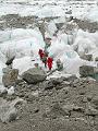 Group on moraine of Mer de Glace